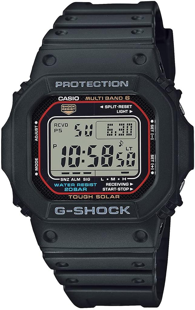 Casio G-Shock 5600 SERIES Men's Waterproof Radio Solar Digital Black gw-m5610u-1 gw-m5610-1 Continuation Product Number [Parallel Import]