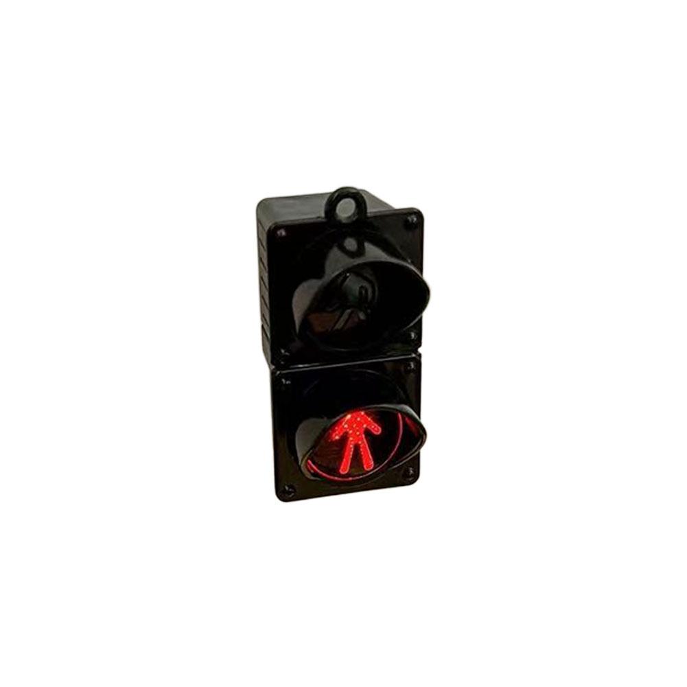 Circular Flashing Strong Magnetic Traffic Light Refrigerator Magnet Pegboard Magnetic Suction Decoration Miniature Light-Up Toy