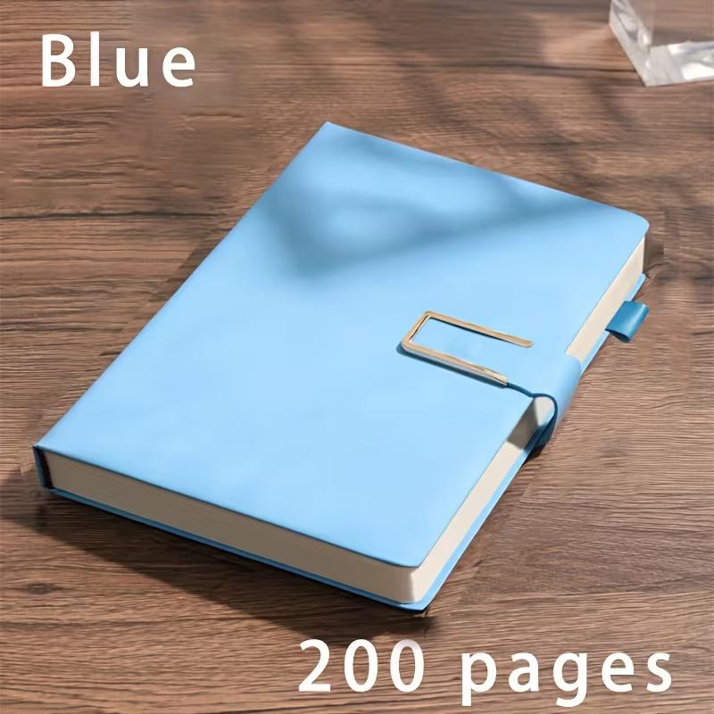 A5 Retro Notebook Soft Leather Cover 200 Pages Agenda for Students Business Office School Stationery Supplies