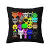 Cartoon Game Sprunki Square Pillowcase Cushion Cover Pillow Case Throw Pillow Cover for Home Bedroom Car