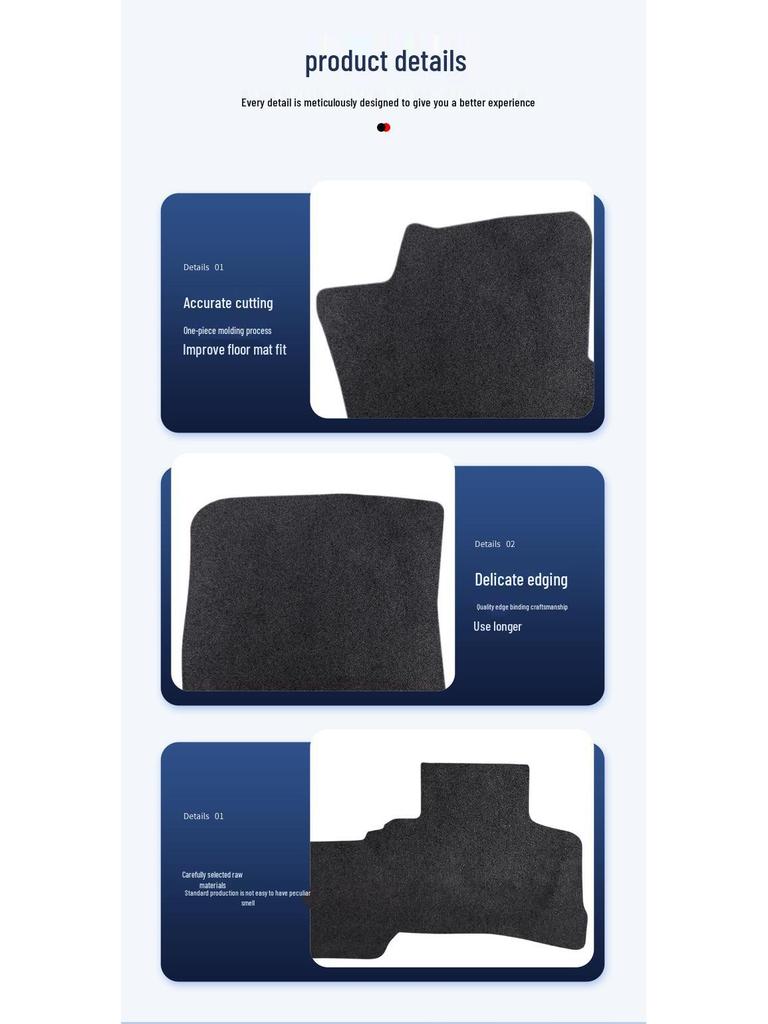 Mercedes-Benz GLC 2020-2022 Nylon Floor & Trunk Mats