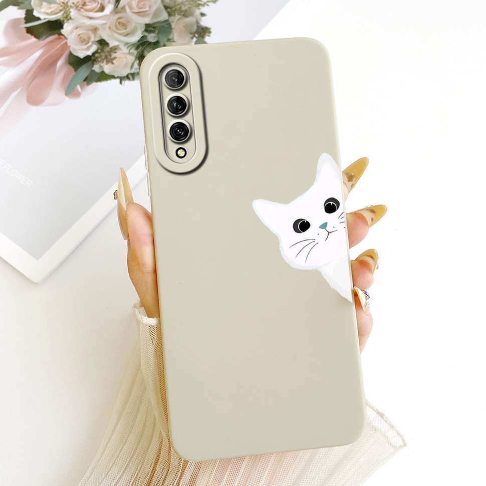 For Huawei Y9s Case Stylish Pretty Girls Flower Cover Soft Silicone Case For Huawei Y9s Y 9s STK-L21 STK-LX3 STK-L22 Back Cover