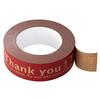 Heads Japan-made craft tape 3.8cm50m roll red 1 thank you marking gummed packing T-KL1