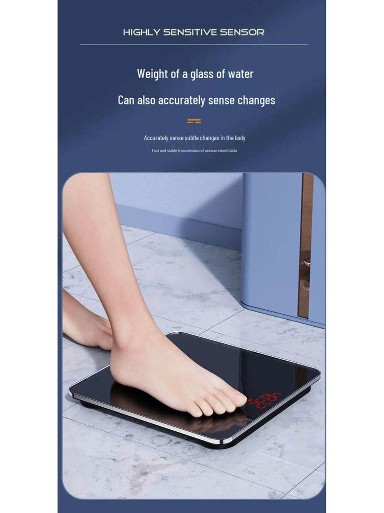 Compact Smart Body Fat Weighing Scale for Adults and Girls