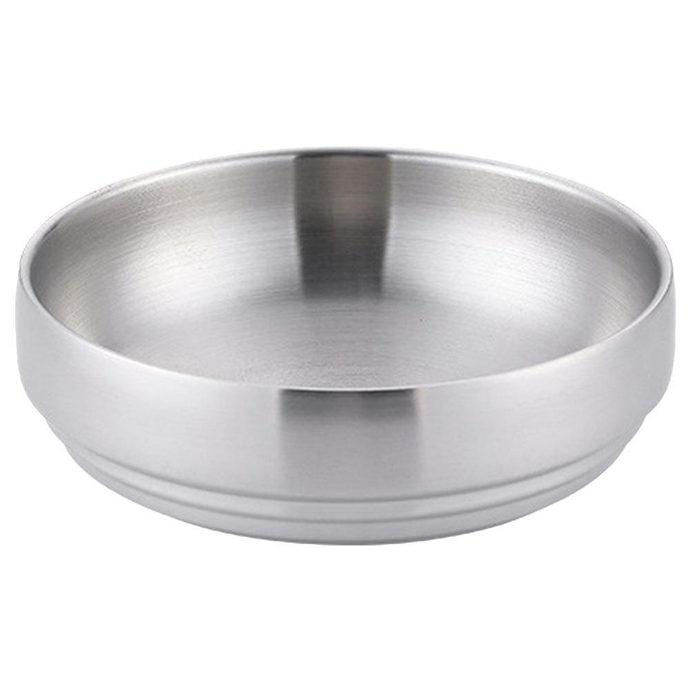 Stainless Steel Cold Noodle Round Reusable Serving Bowl For Salad Fruit Dessert Kitchen Food Supplies Mixing Noodle Bowl