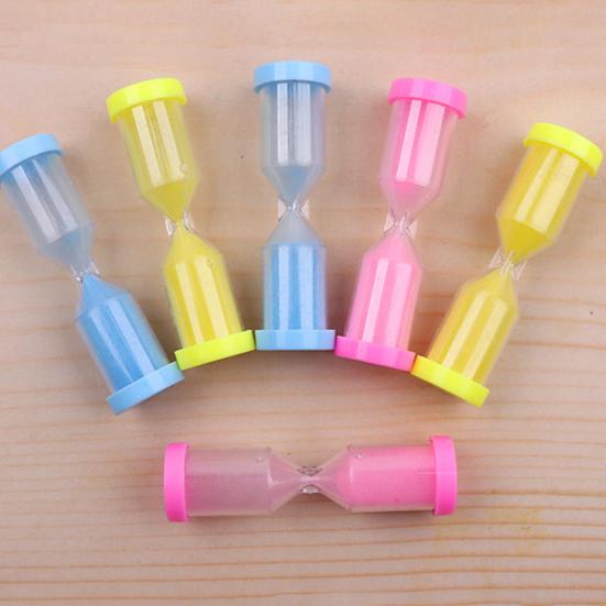 Kids Sand Hourglass Creative Colorful Time-conscious Portable Convenient Timing Smooth Surface Kids 20s Count Down Sandglass Timer Toy