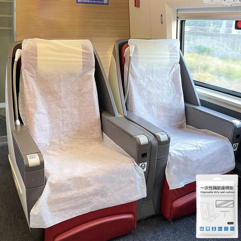 

10Pcs/Pack Disposable Universal White Cleaning High-speed Train Chair Cover Car Airplane Seat