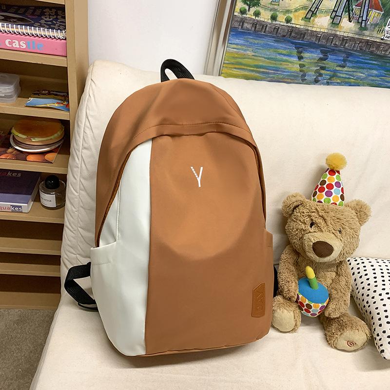 

Рюкзак в стиле Мори для женщин - Универсальный, Нишевый дизайн, Прочный, Вместительный, Идеально подходит для студентов кофейный