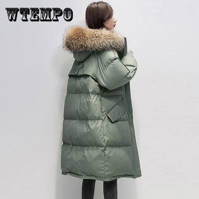 Otton Jacket Women's Medium Long Style Winter Down Cotton Jacket Korean Version Loose Jacket Plus Size Thick Cotton Jacket