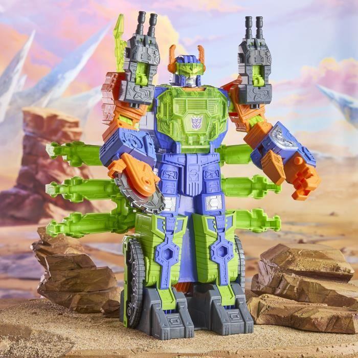 Transformers Scorponok Pack de combat, figurine 51 cm convertible, Transformers CYBERWORLD, dès 6 ans
