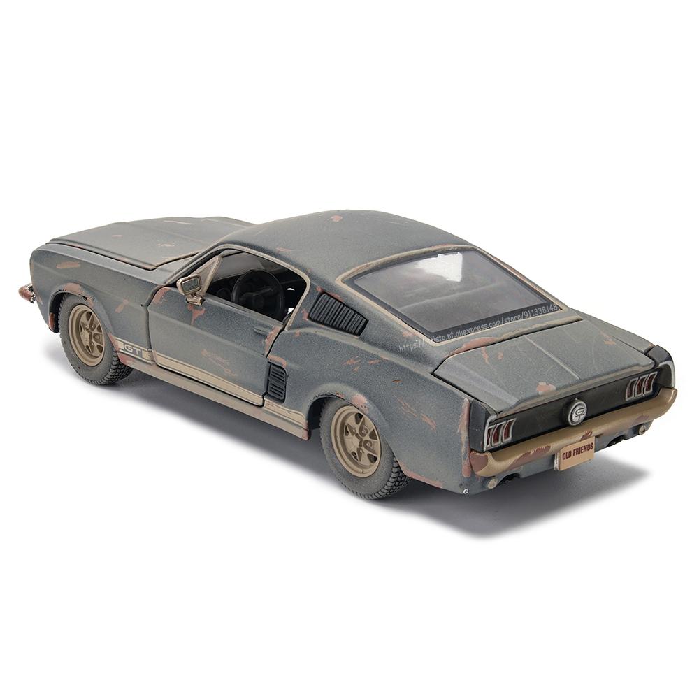 LLB4 Maisto 1:24 1967 Ford Mustang GT Make Old Modified Version Highly-detailed Die-cast Precision Model Car Model Collection Gift