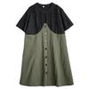 Korte mouw Plus size vintage Patchwork nieuw in jurken voor vrouwen casual los Midi zomerjurk