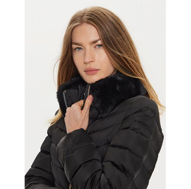 Geox Calithe W4626T T3122 F9000 Black Regular Fit Down Jacket