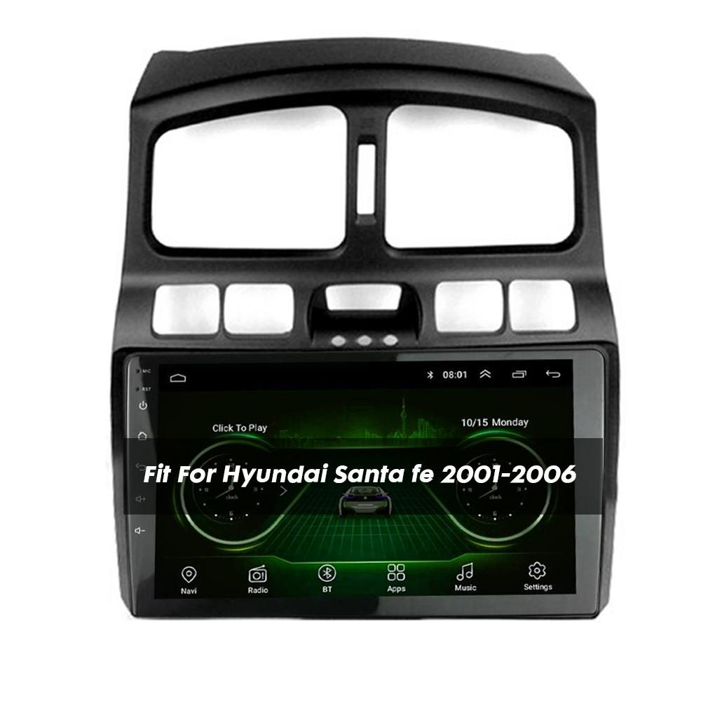 Панель-рамка для 9-дюймовой автомагнитолы Hyundai Santa fe 2001-2006 A