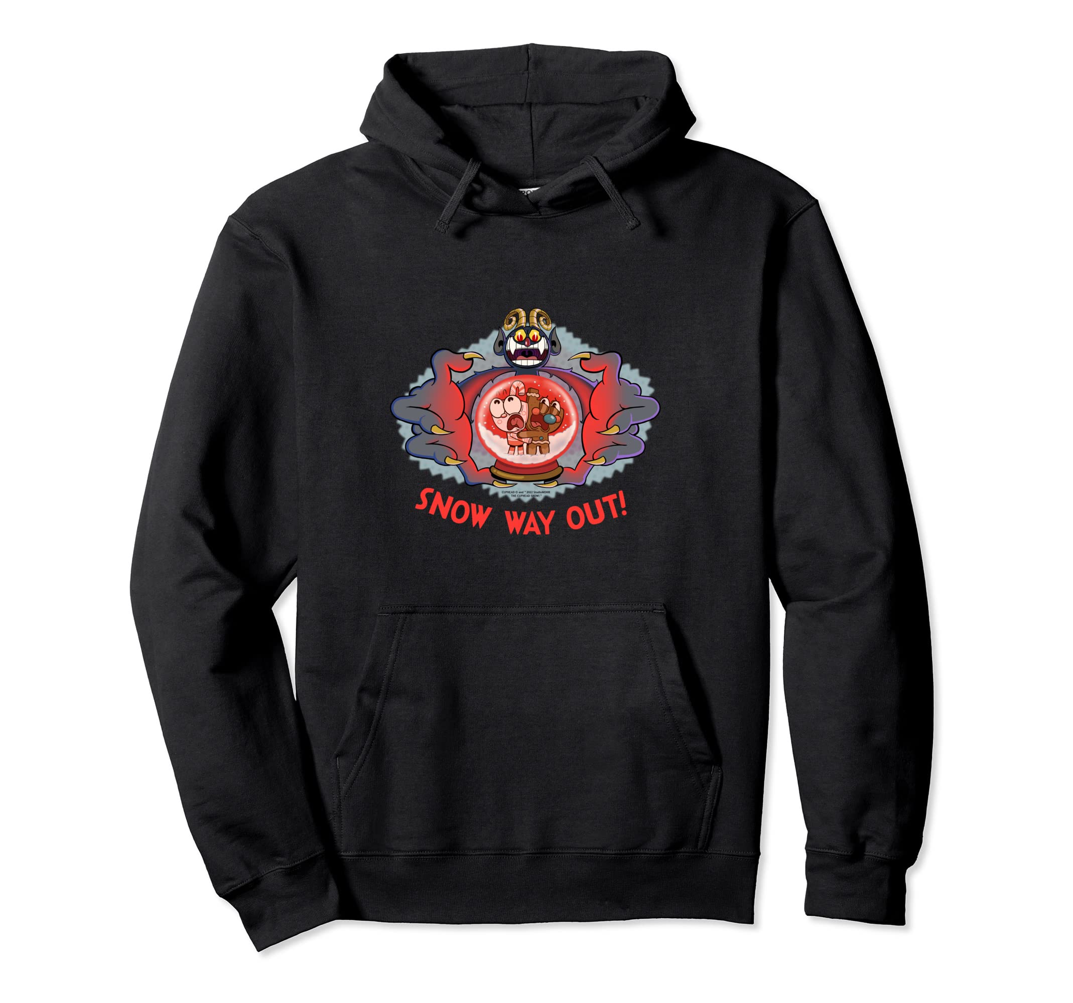SNOW WAY OUT!  Cuphead Show! Holiday Goods Hoodie