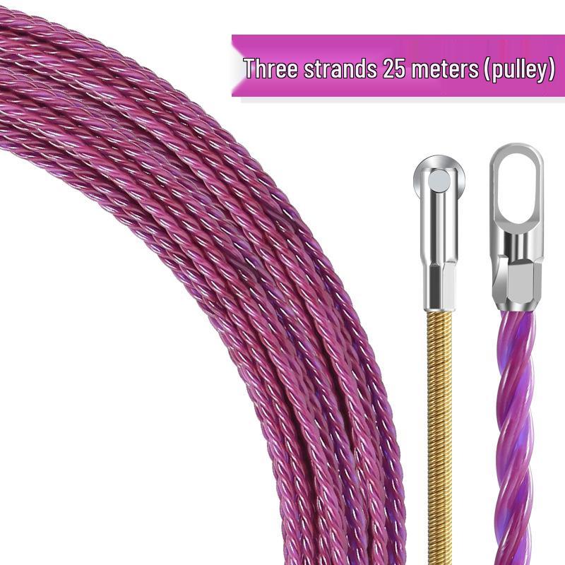 New Electrician Wire Puller & Threader Tool - Steel Cable Leader for Network & Conduit Installation.