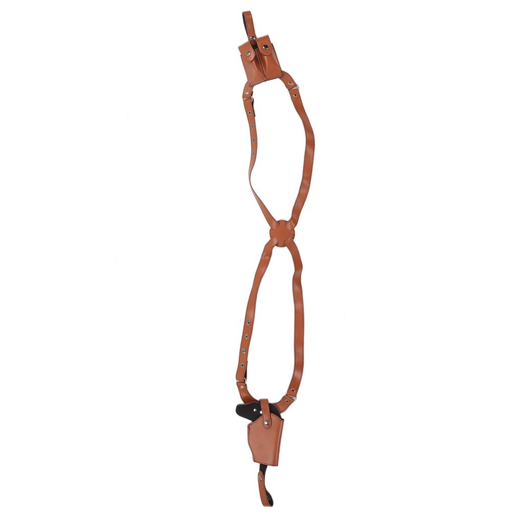 Left Right Hand Shoulder Shooting Tool Bag PU Leather Double Shoulder Shooting Tool Holder Hunting Accessories