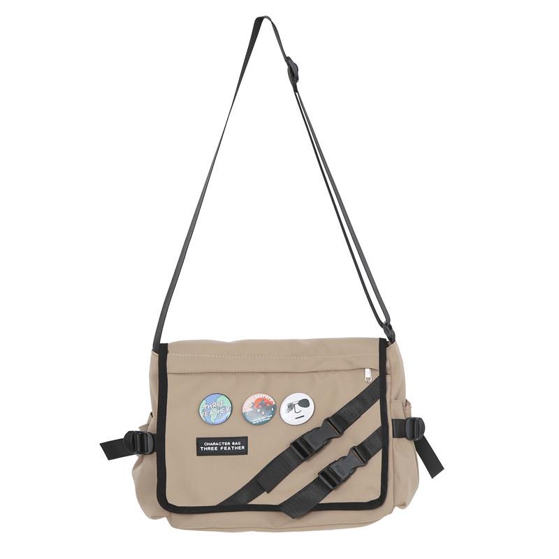 Herren Trendige Japanische Minimalistische Umhänge- und Schultertasche - Stilvolle Studenten Messenger Bag mit Kostenlosem Versand