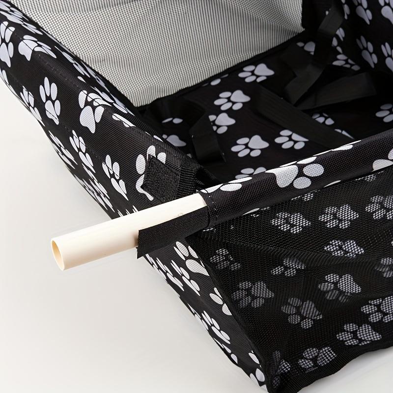 Pet Car Booster Seat for Dogs, Cats - Oxford Fabric, Anti-Skid, Washable, with Safety Leash