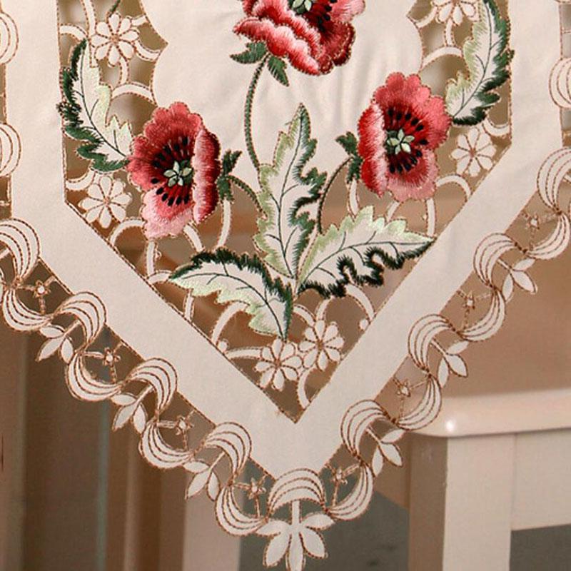 Chinese Classical Jacquard Table Runner Tassel Home Cloth Decoration Runner Strip Tablecloth Living Room Dining Room Decor Hot