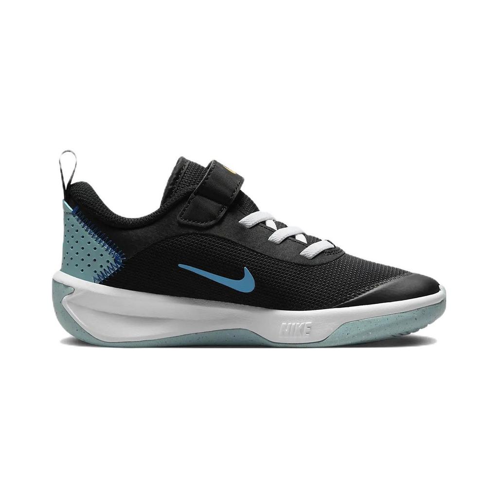 Nike Omni Multi-Court PS Black Blue Lightning Kids Sneakers Ocean-Bliss Racer-Blue DM9026-005