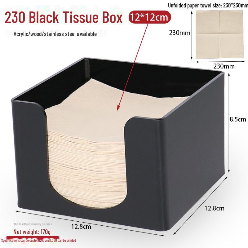 

Квадратная коробка для салфеток - держатель для салфеток для ресторанов и отелей