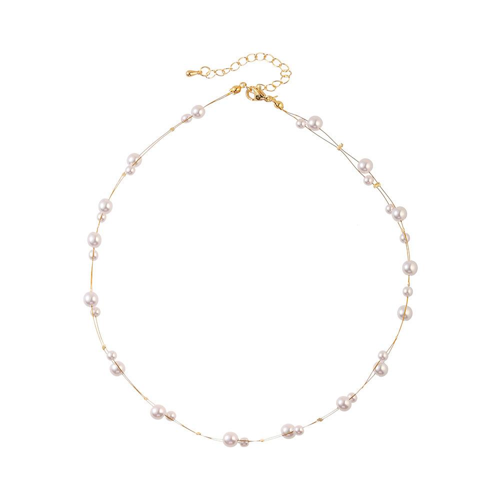 Female Light Luxury Niche Fashion Versatile Double-layer Starry Sky Necklace
