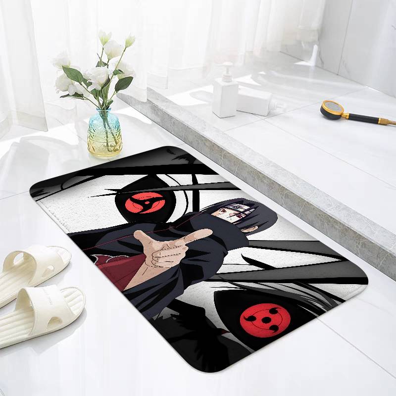 N-narutoS-Itachi-U-uchiha Fußmatte für Wohnzimmer Kissen Modern Weich Flauschig Heimteppich für Kinderzimmer Spielteppich