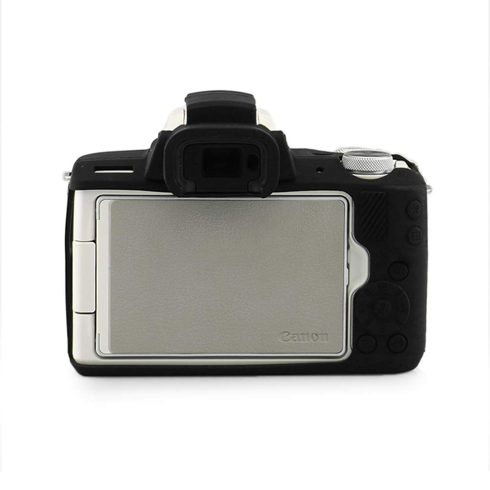 kinokoo Silicone Camera Case for Canon EOS Kiss Kiss M50 Mark 2 Digital Simple Design M/EOS M2/EOS M50/EOS Cameras, (Black)