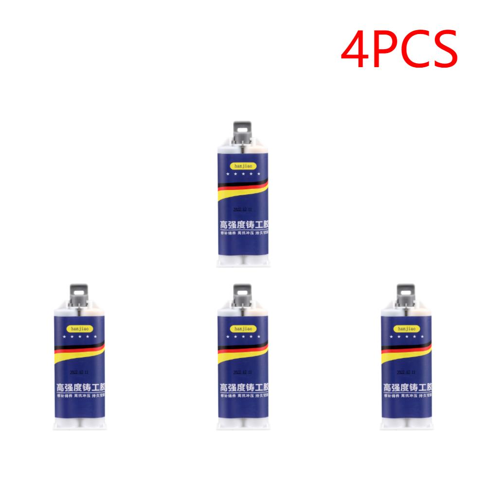 50/100g Metal Repair Glue AB Glue Strong Bond Sealant Glue Heat Resistance Metal Repair Adhesive Industrial Casting Agent