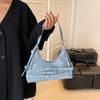 Crossborder Fashion Pu Shoulder Bag For Women With Zipper Closure And Inner Pockets