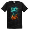 Rango Chamäleon Porträt T-Shirt Psychedelisches Buntes Tier T-Shirt