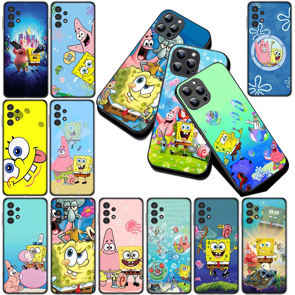 Cover for Samsung Galaxy S20 S22 S21 FE Ultra Plus A07 A17 A15 A16 A25 A57 A37 Phone Case S-SpongeBobs-Cute S-SquarePants-Poster