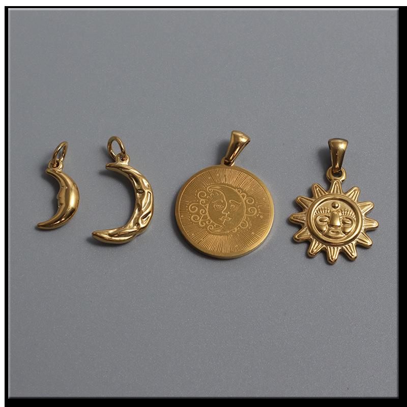 Luxury 14k Gold Jewelry Set: Necklace, Earrings, Non-Fading Clavicle Chain