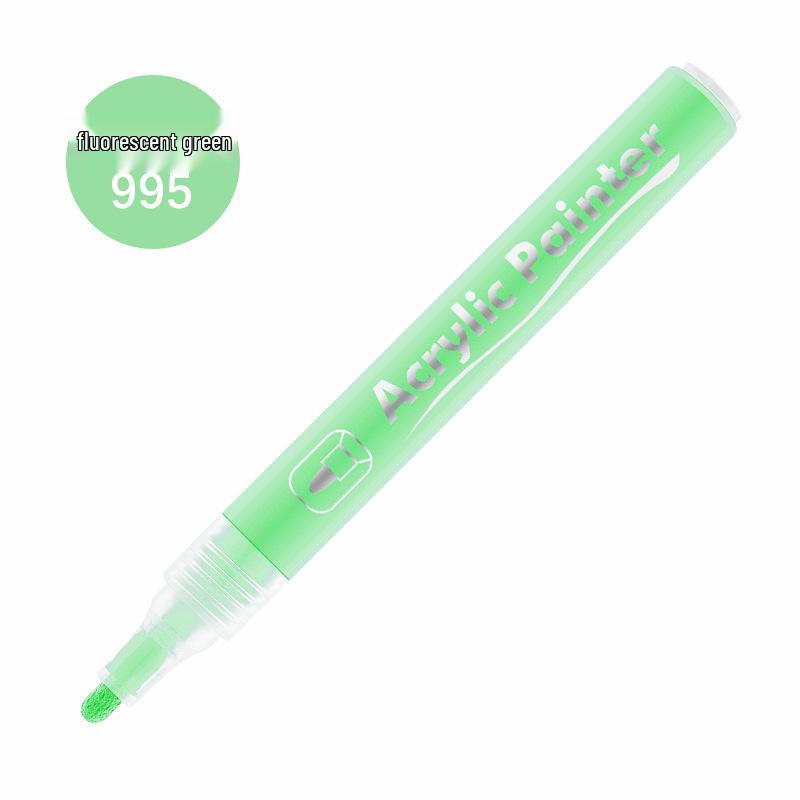 Guan Na 48-Color Waterproof Acrylic Markers for Ceramic, Stone, Graffiti & Coloring