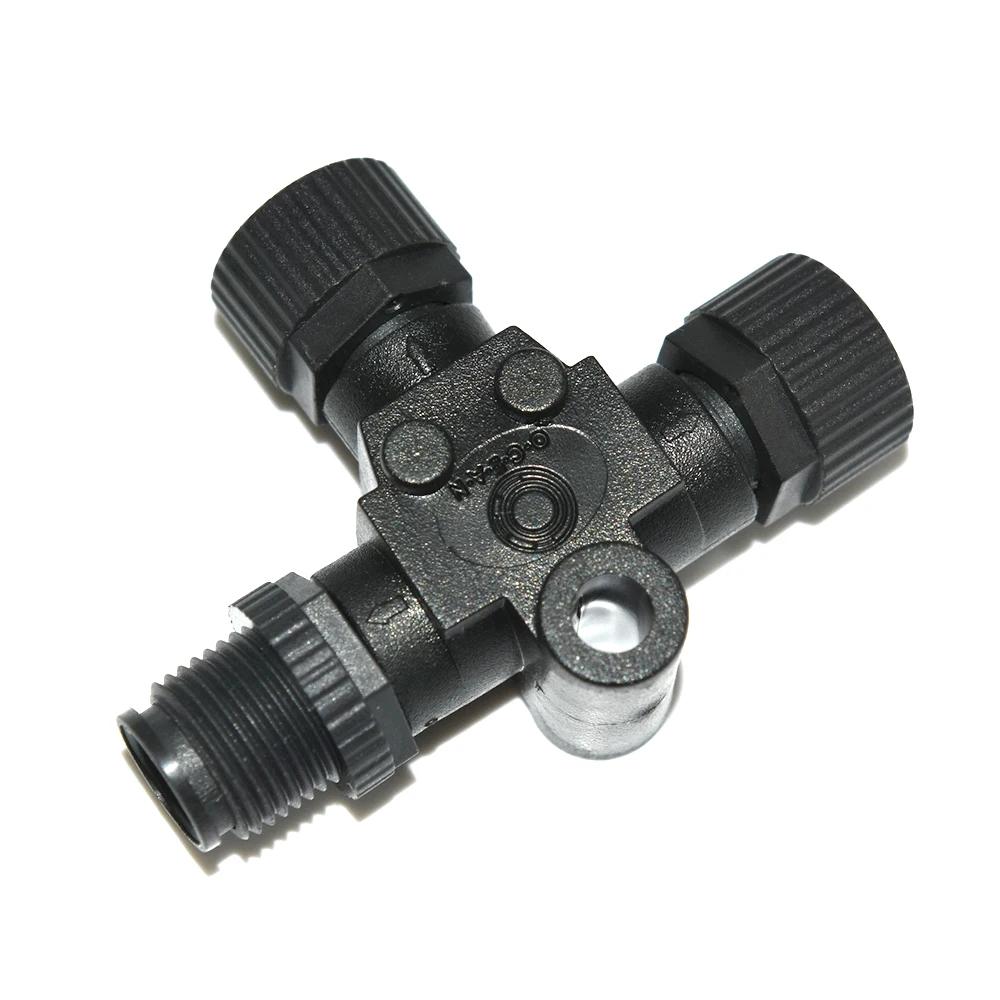 NMEA2000 T-type Connector Cable Adapter Male Female Plug Marine Boat Serial Data Networking Cable Starter Kit 0.5-4M Wiring Cord