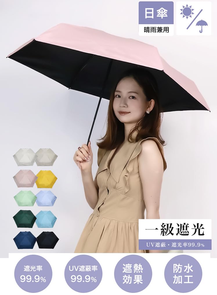 This Folding Umbrella Offers UV Perfect for Both Sunny and Rainy and Features a Black Making It Ideal for Both Men and Lightweight and Making It a