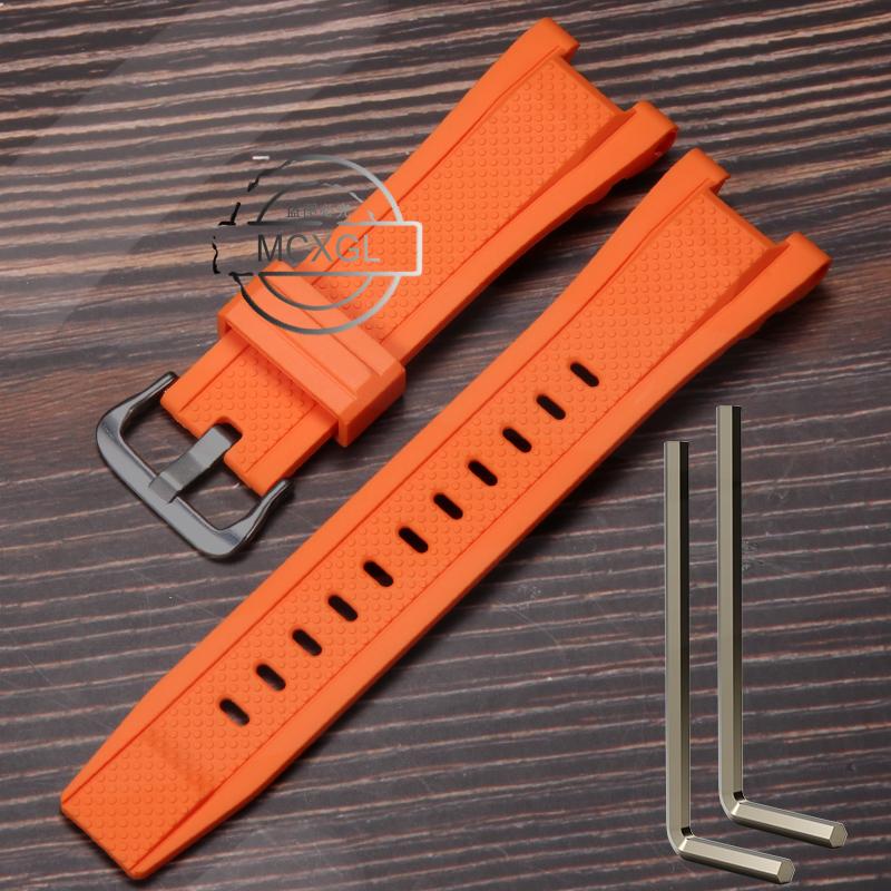 Pasek żywiczny Pasujący do Casio GST-B100 GST-210 GST-W300 Męski Sportowy Wodoodporny Silikonowy Pasek do Zegarka
