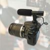 Portable Condenser Stereo Microphone Mic with 3.5mm Hot Shoe Mount for DSLR Camera Camcorders Interviews Accessories