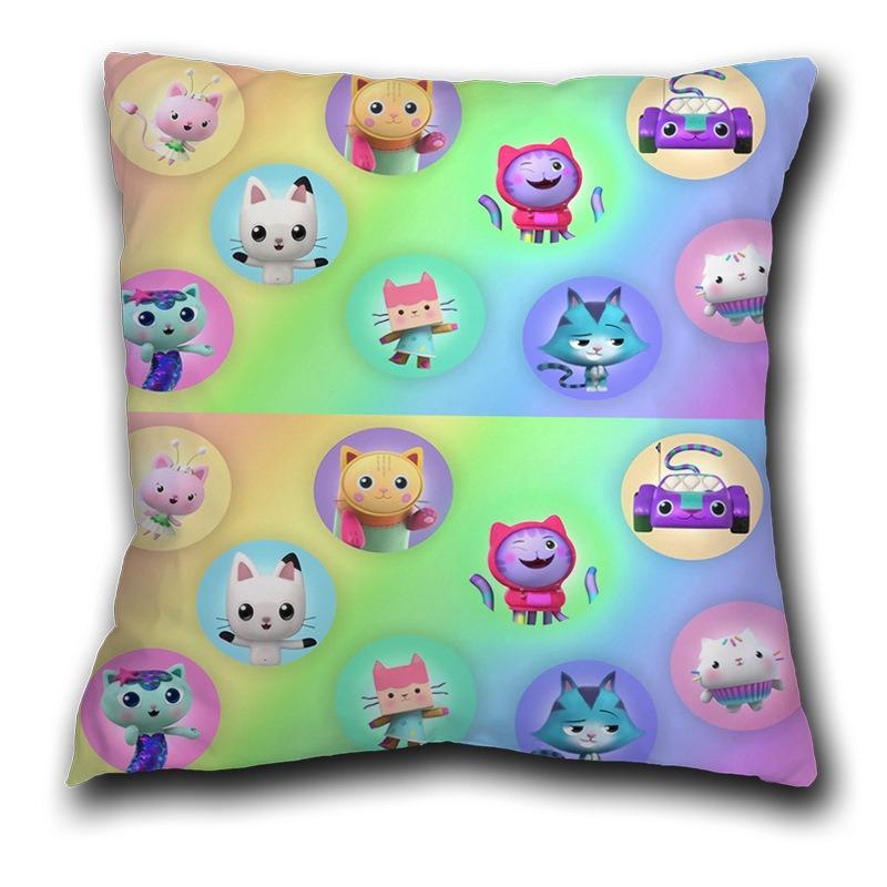 Kids Gabbys Dollhouse Gabby Cats Pillowcase 40x40cm 45x45cm Decorative Pillows 60x60