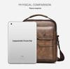 Men's Genuine Leather Vertical Shoulder Bag & Messenger Briefcase