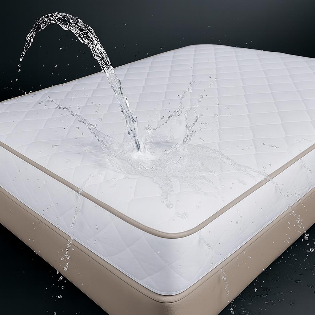 

Waterproof Mattress Protector № 954 Naturale Line, Top: Cotton, Filling 100 g/m², Bottom Layer: TPU Membrane, Elastic Band Around the Perimeter 60*120 білий