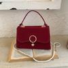 OGAR Elegant Red Wedding Bridal Bag