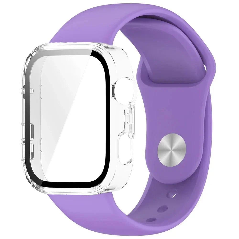 For Huawei Watch Fit 3 Fit 4 Fit 4 Pro PC Case With Silicone Strap Sports Wristband Integrated Protective Cover Replacement Set