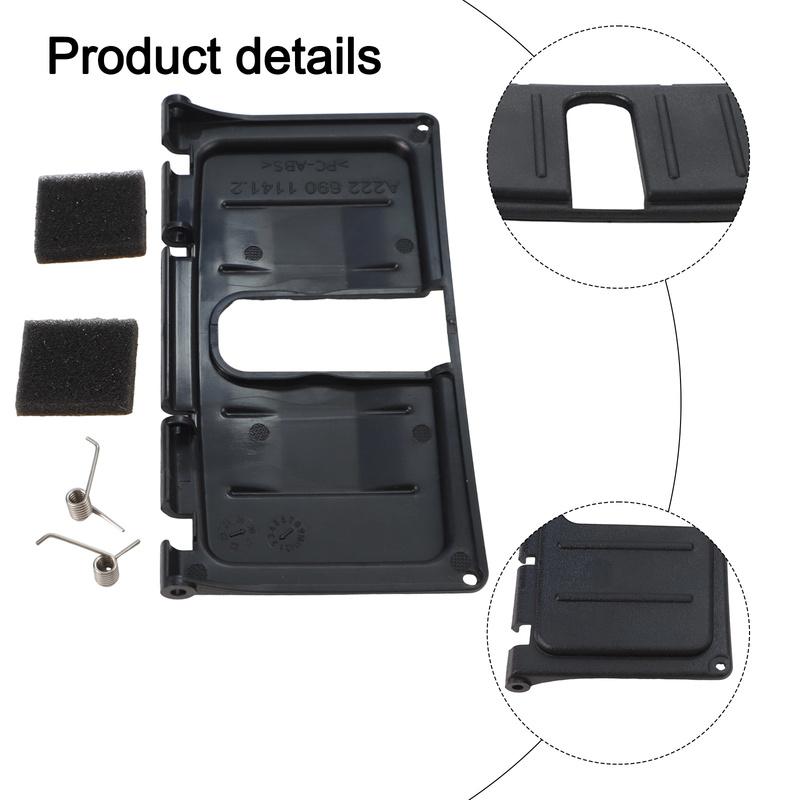 Trunk Lock Cover Part W222 Lock Replacement High Universality Fitment Practical Trunk Cover Single Piece Design