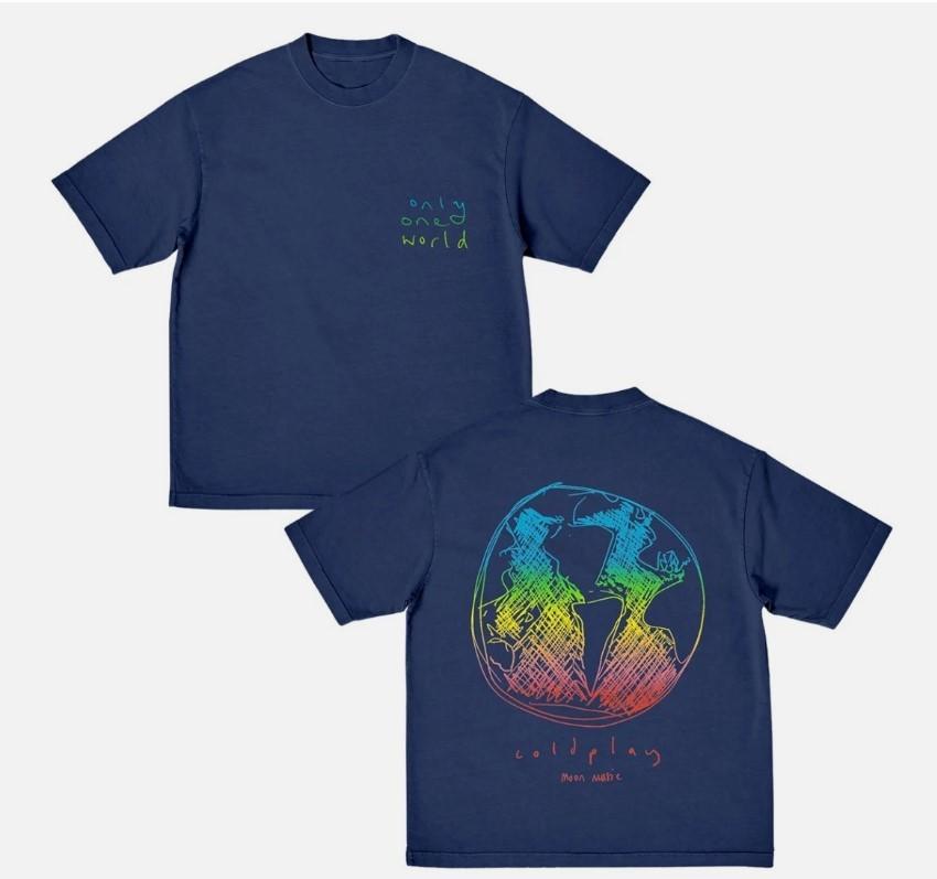 Coldplay One World Music Of The Spheres World Tour 2025 T-shirt Unisex T-Shirt S
