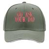 GOASK YOUR DAD  Adjustable Snapback Lightweight Breathable Unisex Hat for Unisex  Women YK Style S Sandwich Baseball Cap