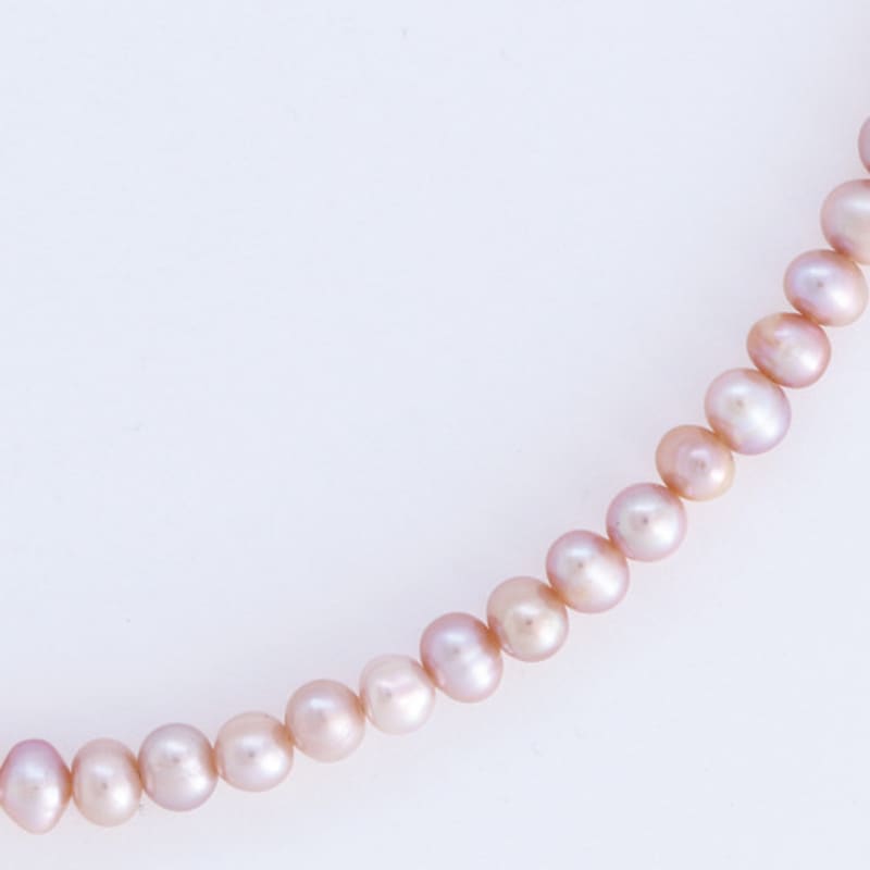jewelCOUNTY Pink Snow Pearl Bracelet 925 Silve