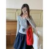 2025 Spring/Autumn Korean Style Long Sleeve Women's Slimming Round Neck T-shirt