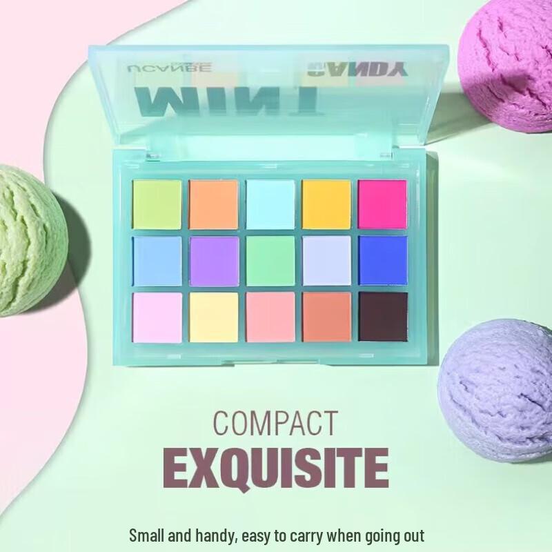 Dikalu Midsummer Macaron 15-Color Matte Eyeshadow Palette